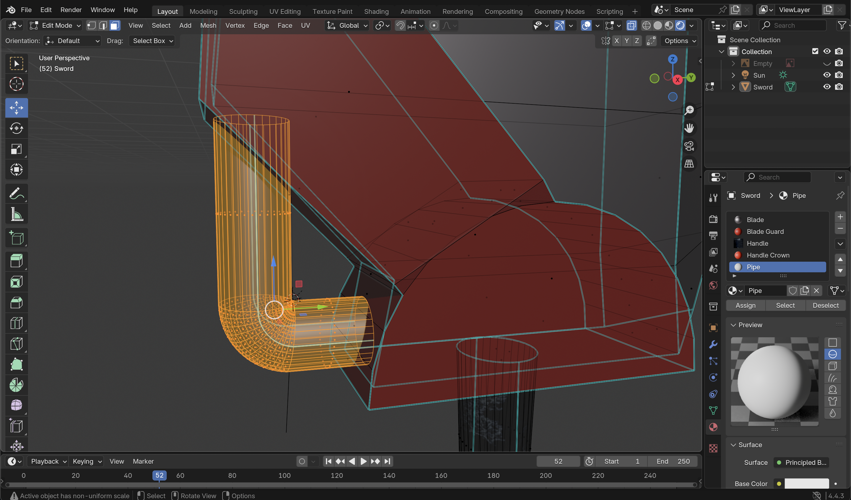 Ouroboros Blade model by Luke Gobin