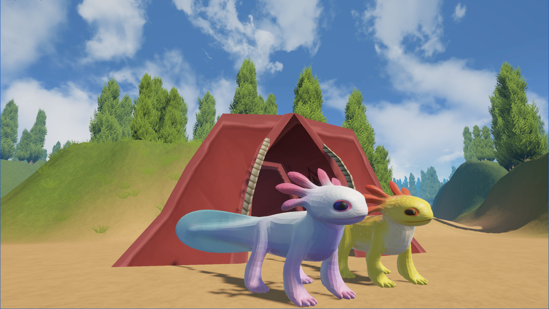 Axolotl Adventure by Katelyn Shapiro and Garrett Ward