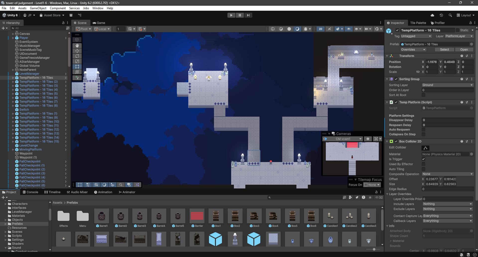 Tower of Judgement in Unity Editor